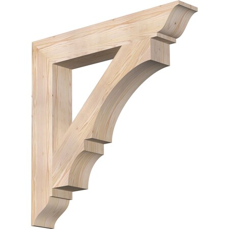 Ekena Millwork Balboa Traditional Smooth Bracket, Douglas Fir, 5 1/2"W x 36"D x 36"H BKT06X36X36BOA01SDF